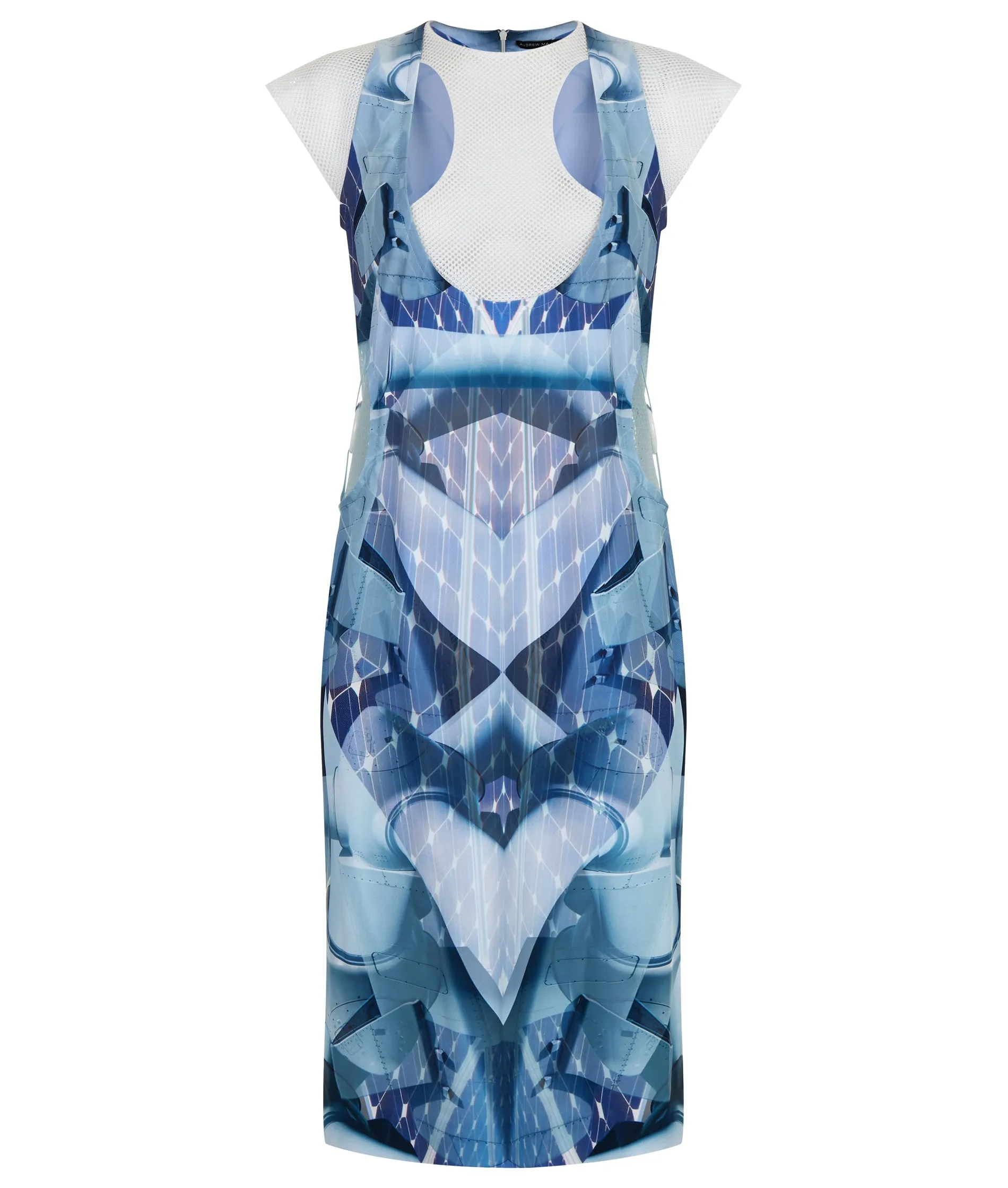 190104C -Print Round Waist Dress