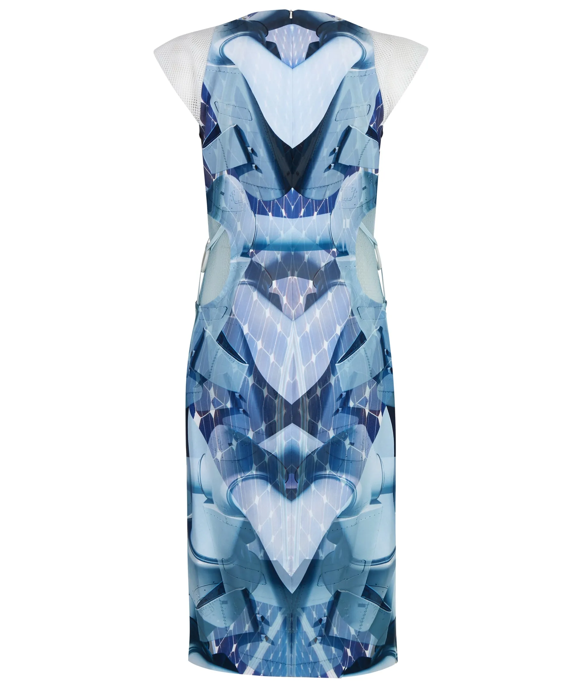 190104C -Print Round Waist Dress