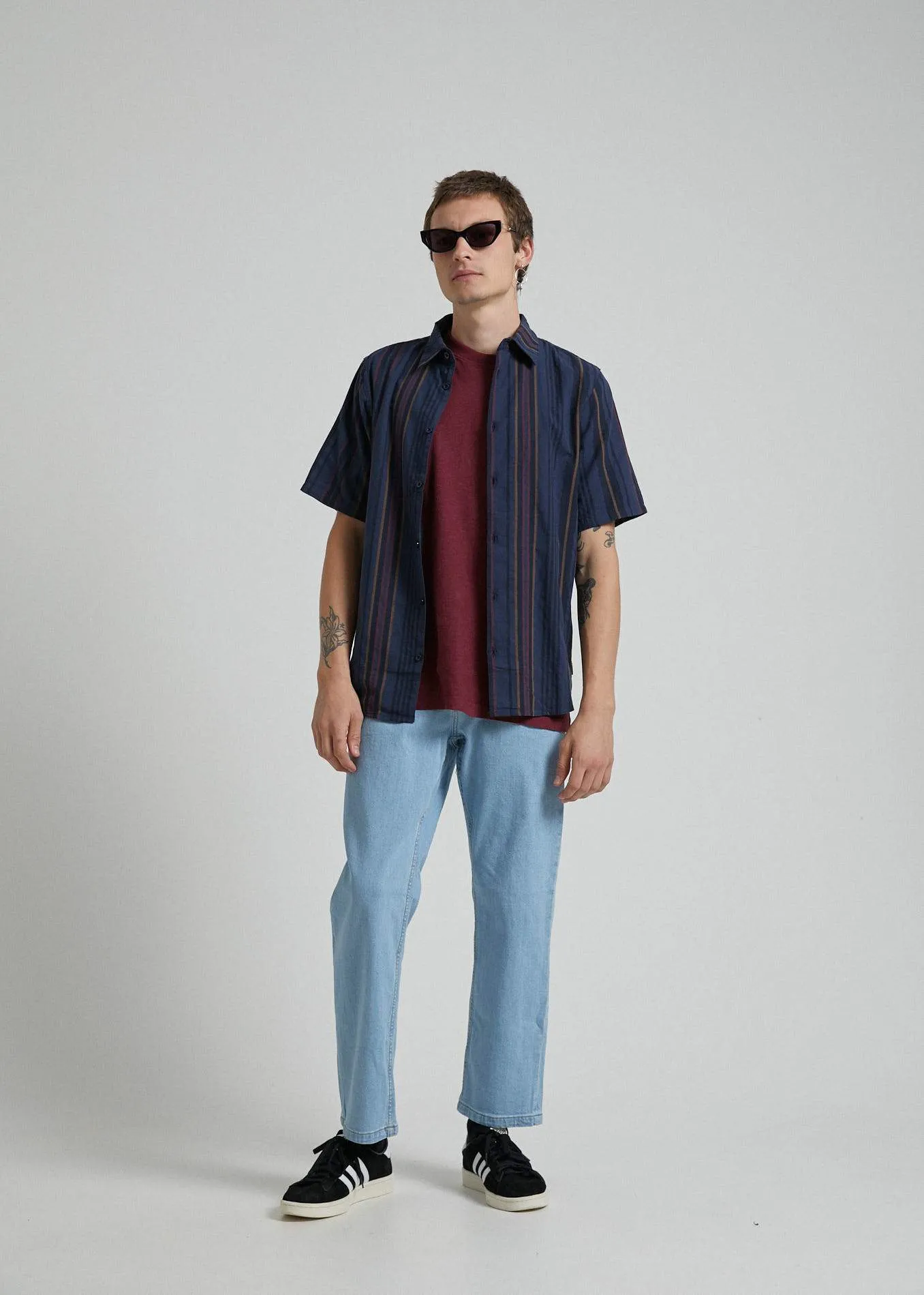 Afends Mens Don Pedro - Short Sleeve Shirt - Multi