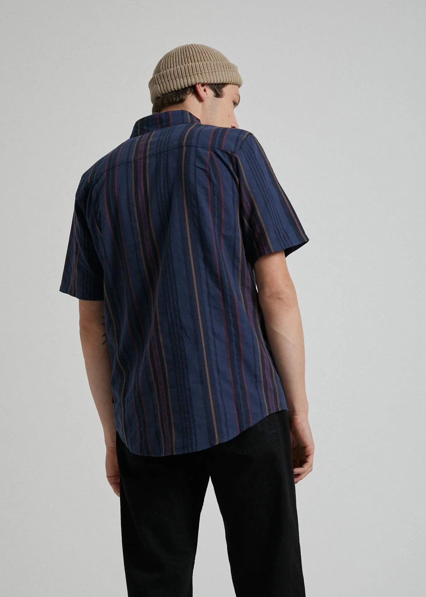Afends Mens Don Pedro - Short Sleeve Shirt - Multi