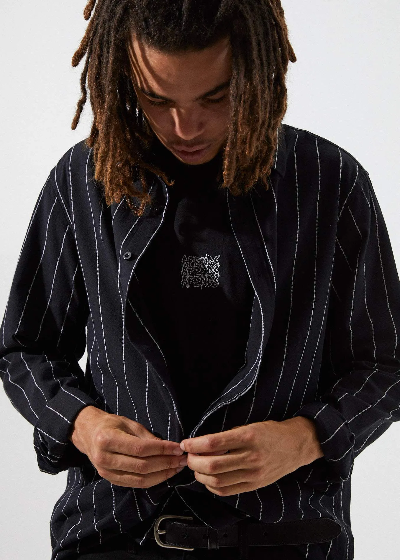 Afends Mens Leasure - Long Sleeve Shirt