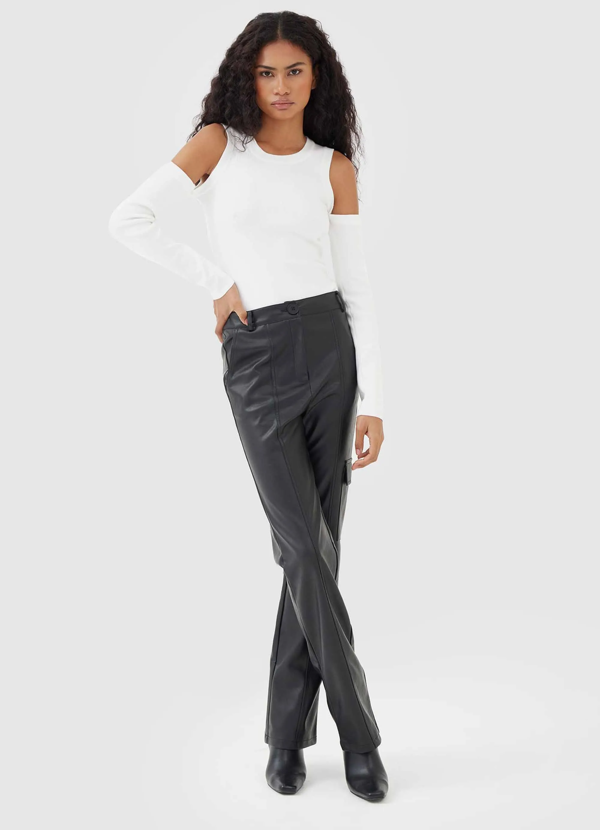 Ava Knit Top - White