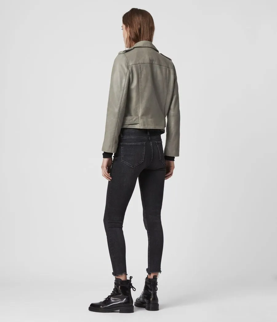 Balfern Leather Biker Jacket