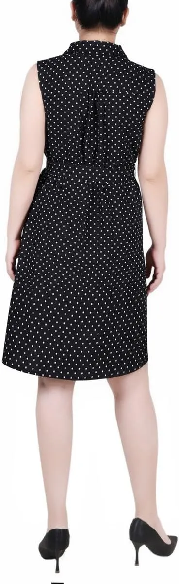 Belted Petite Shirt Dress