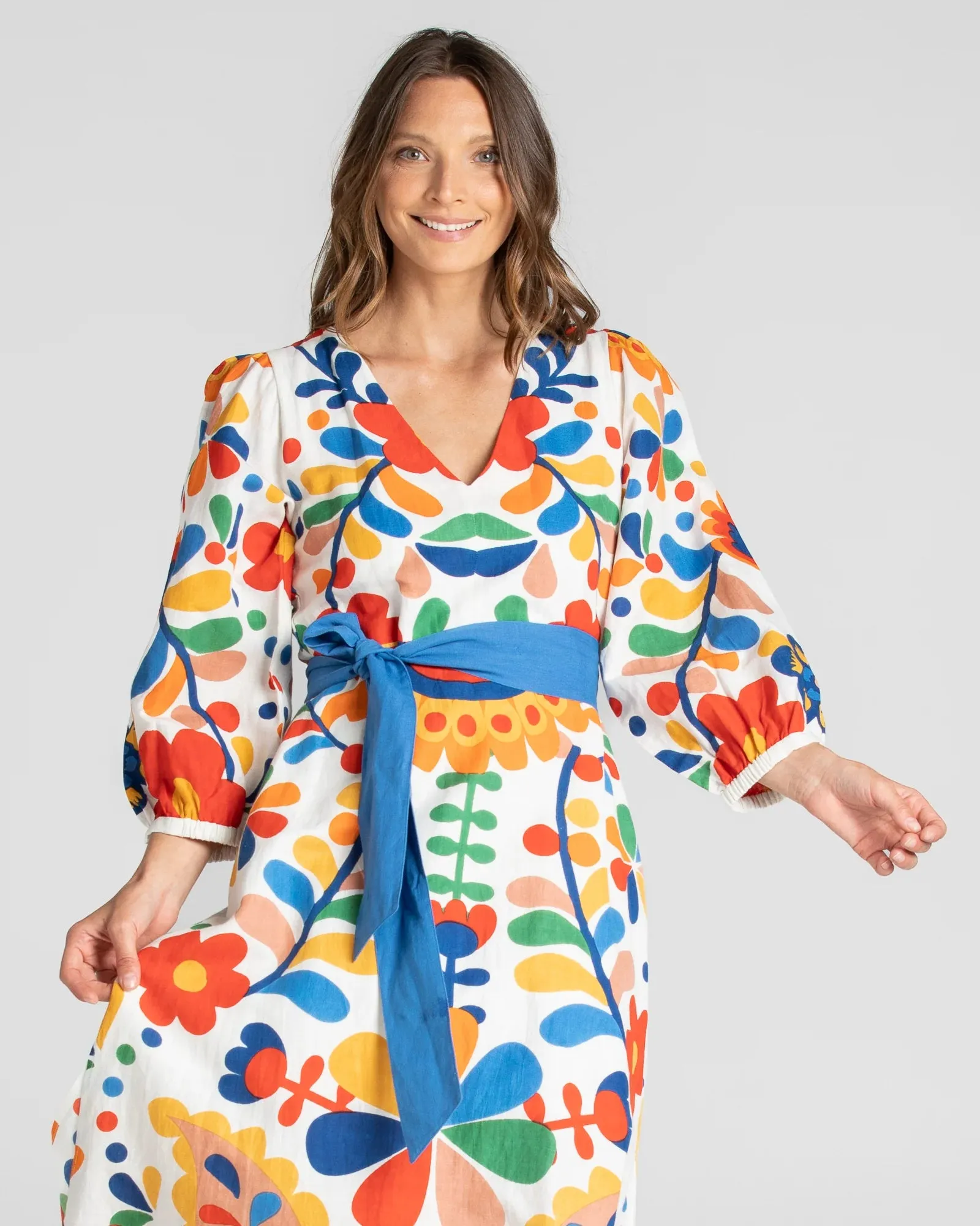 Boom Shankar Quinn Linen Dress