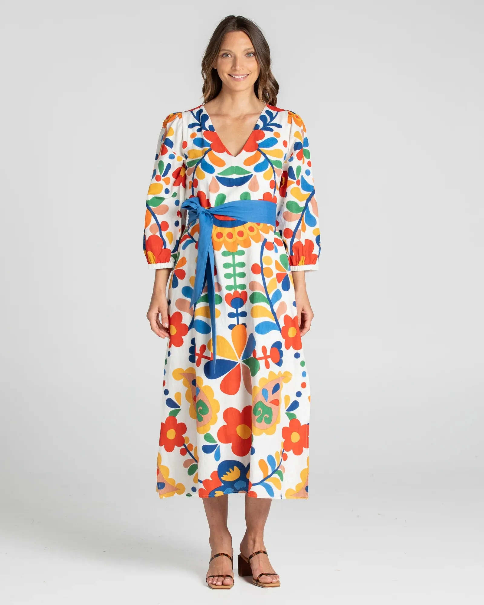 Boom Shankar Quinn Linen Dress
