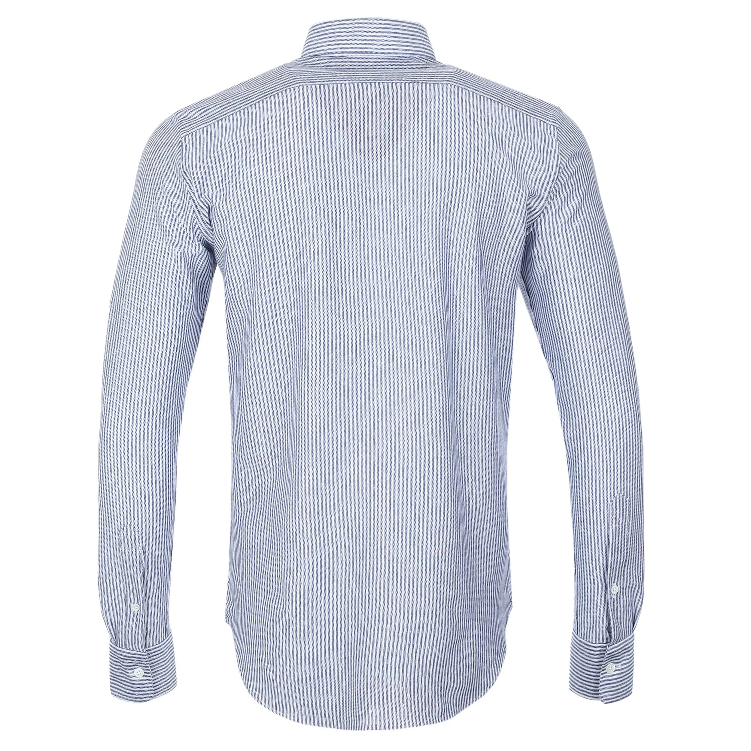 Canali Stripe Shirt in Blue Stripe