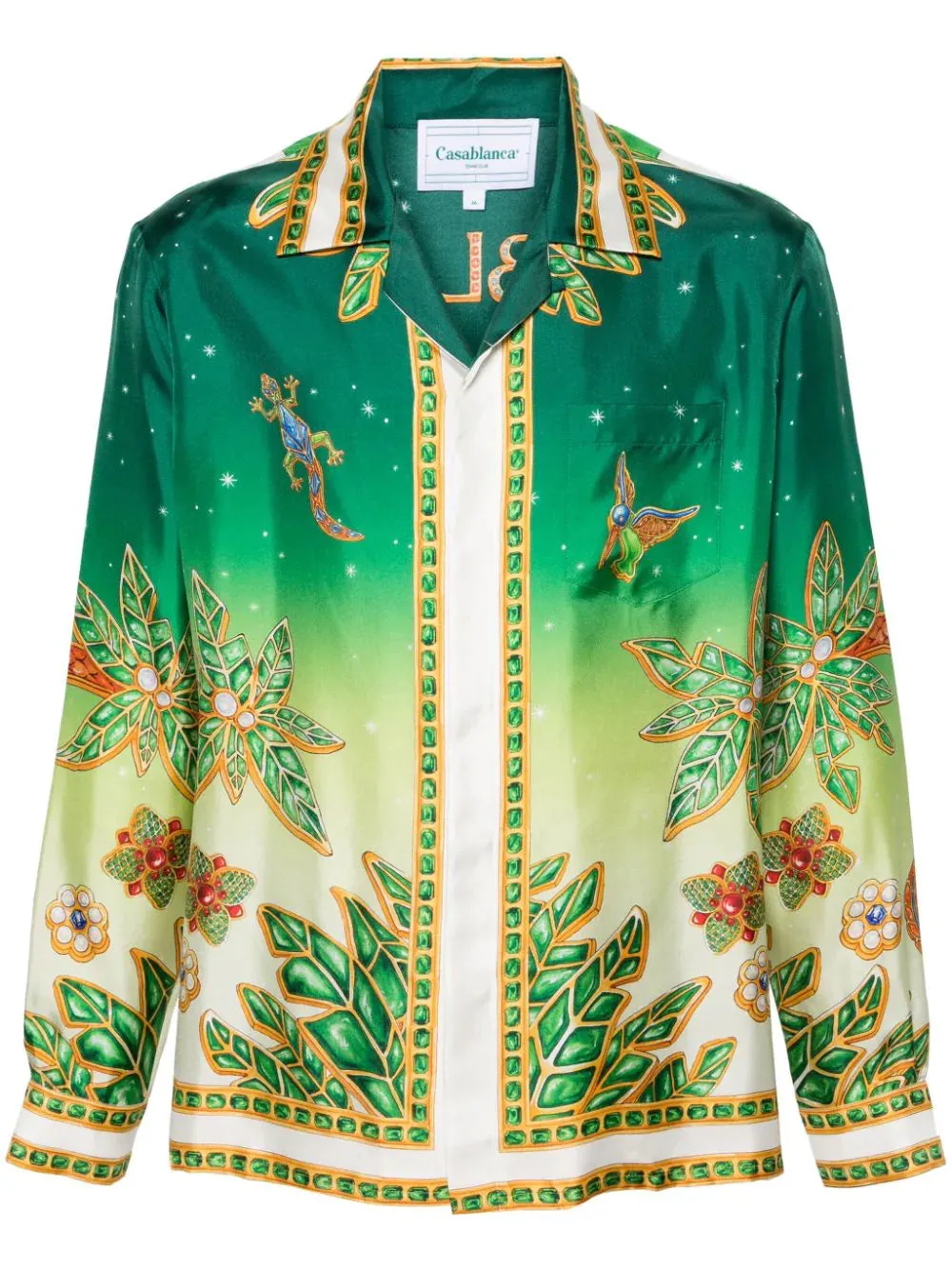 Casablanca Cuban Collar Long Sleeve/Joyaux D'Afrique