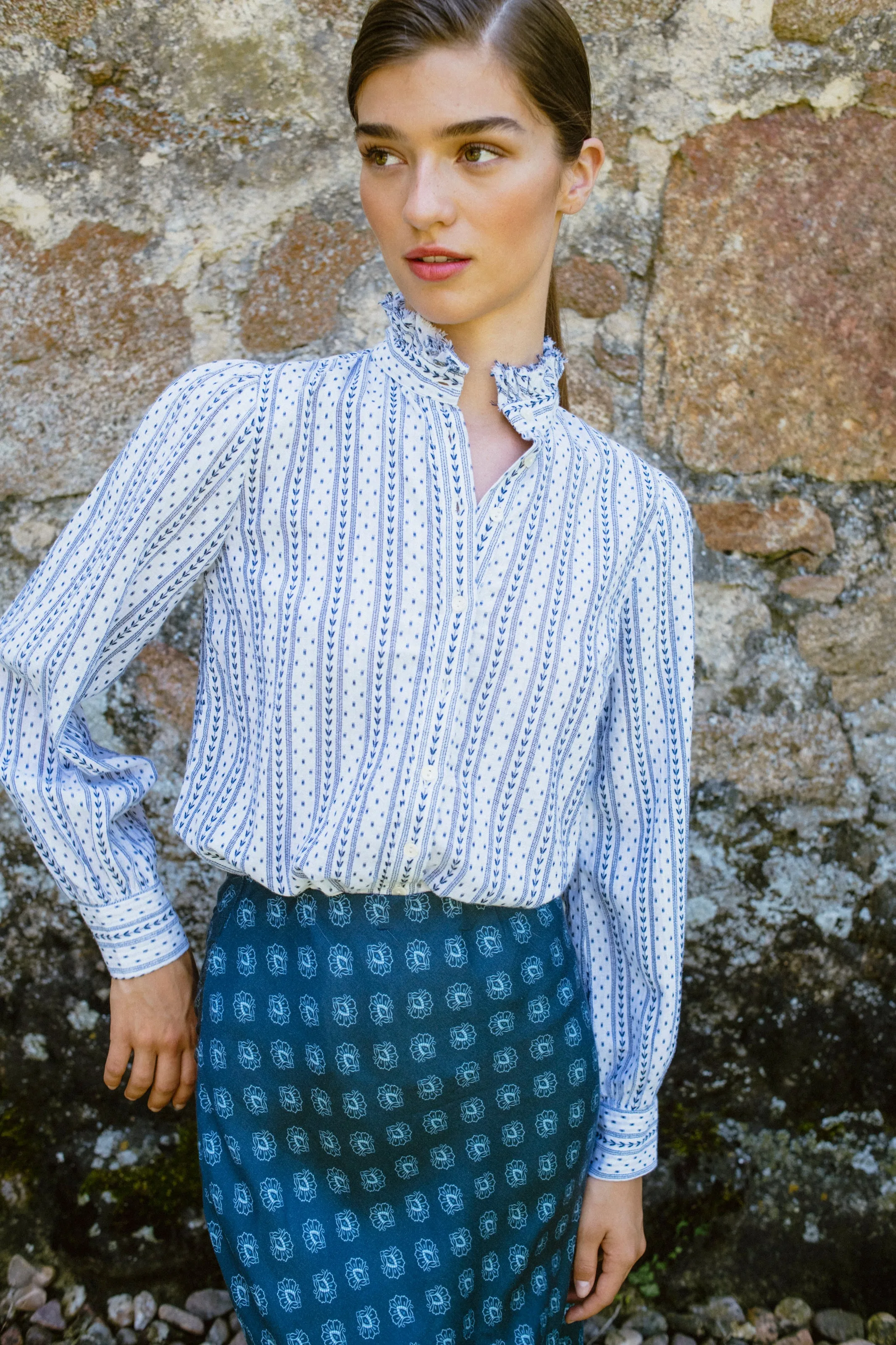 Casey Blouse Blue