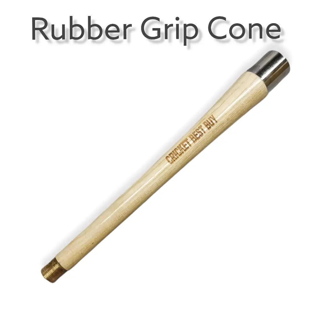 CBB Cricket Bat Mallet and Cone Combo Knocking Bat Apply Rubber Grip