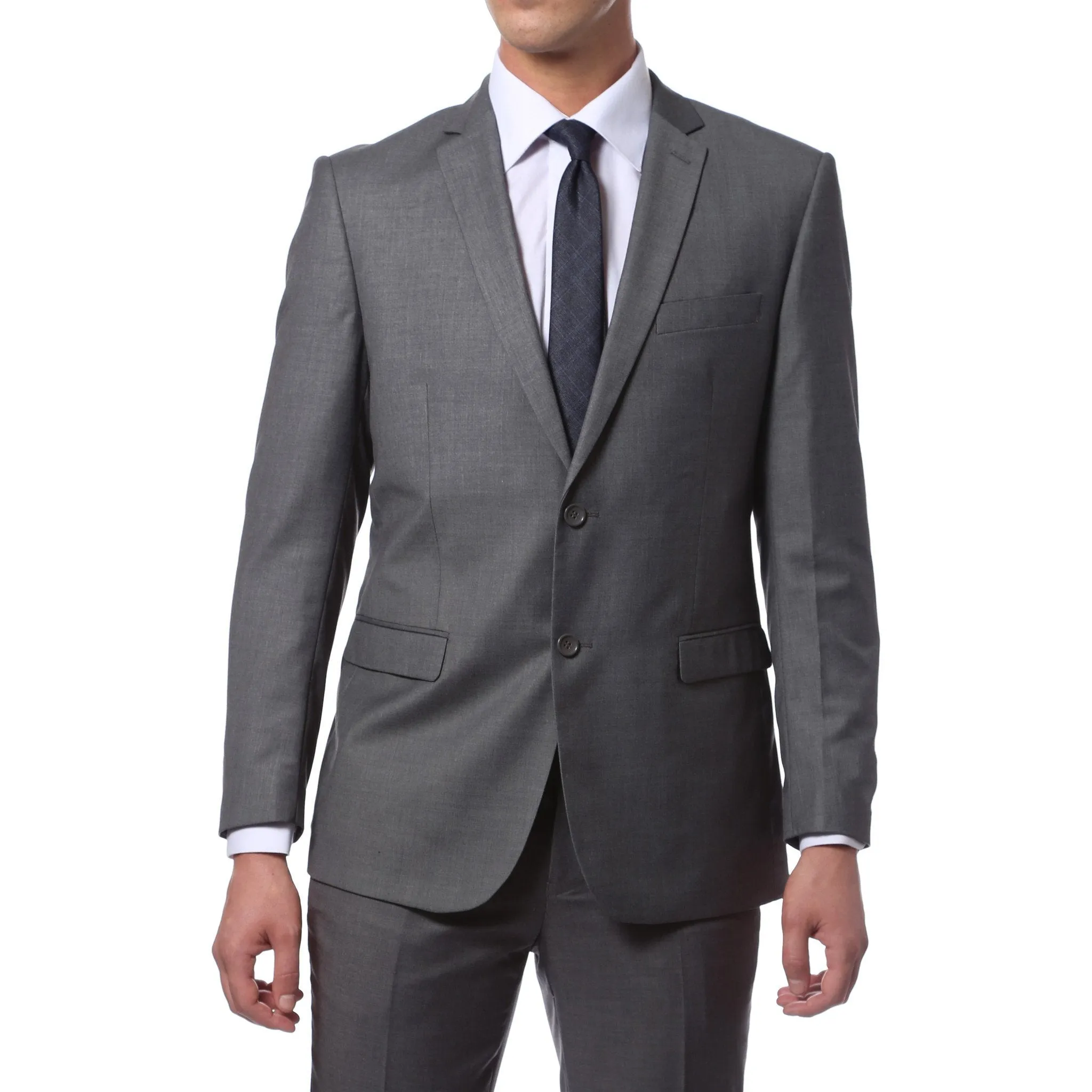 Charcoal Slim Fit Modern Men's 2 Piece Suit
