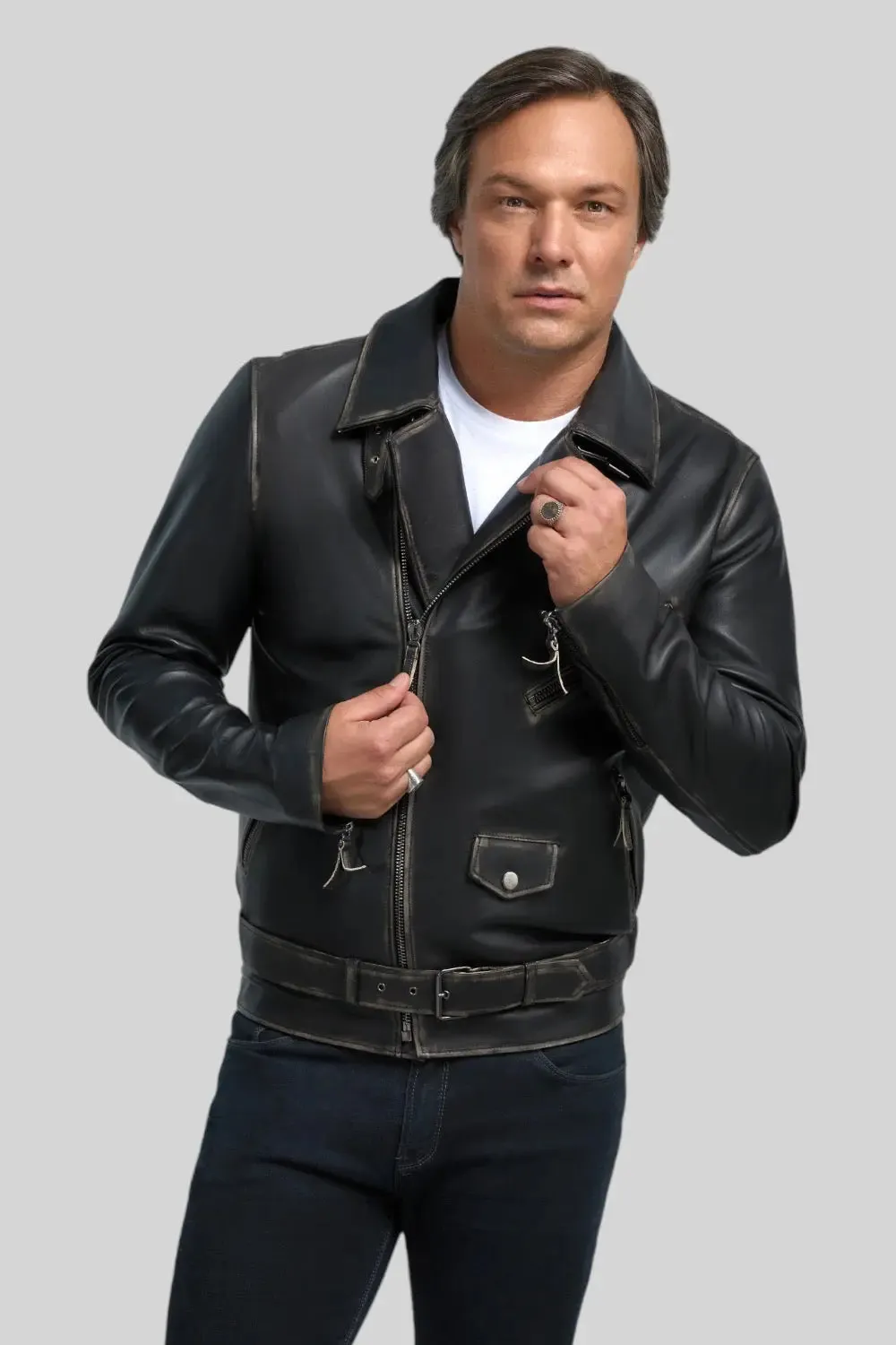 Daniele Vintage Leather Jacket