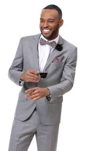 EJ Samuel Grey Ultra Slim Fit Suit M18013