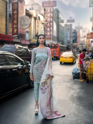 Erum Khan Embroidered Chiffon Collection – Cool Breeze
