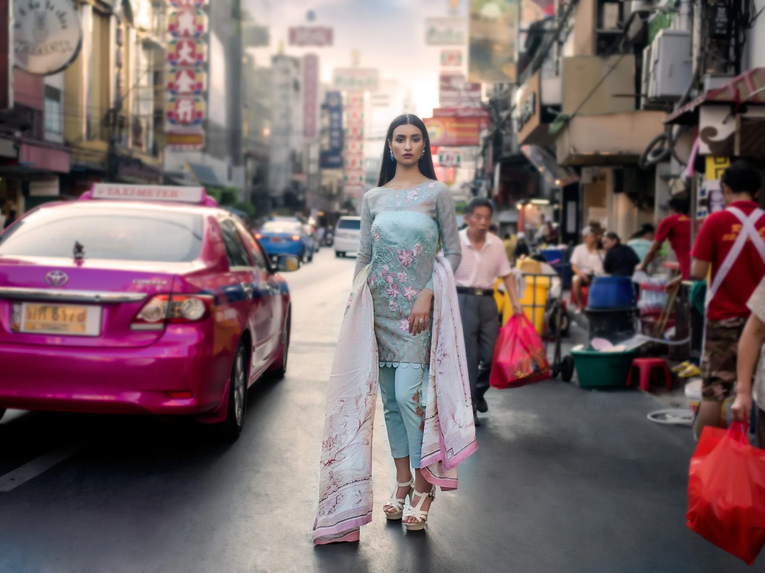Erum Khan Embroidered Chiffon Collection – Cool Breeze