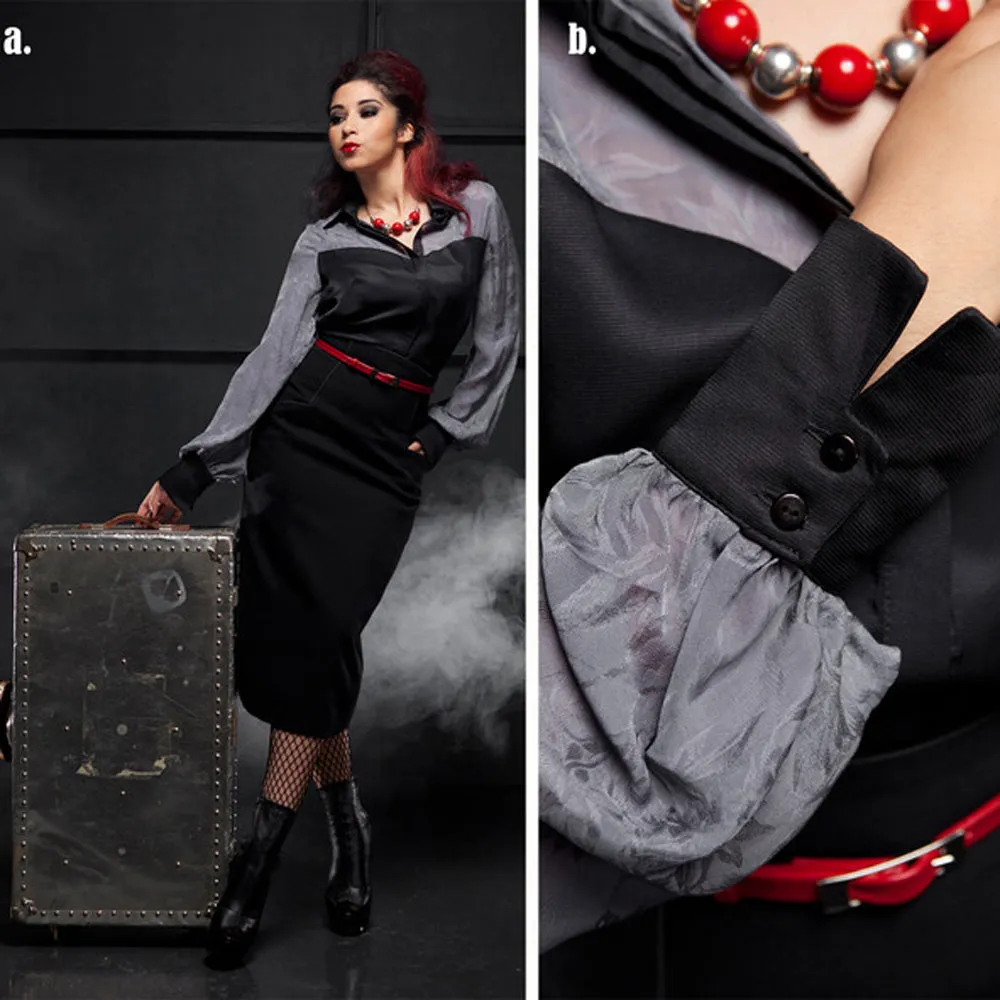 FORBIDDEN FRUITS SILK BLOUSE