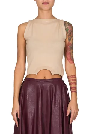 Front Tie Knitted Top
