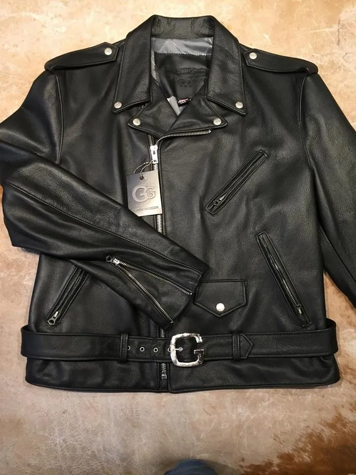 G-Gator Lambskin Chief Biker Jacket
