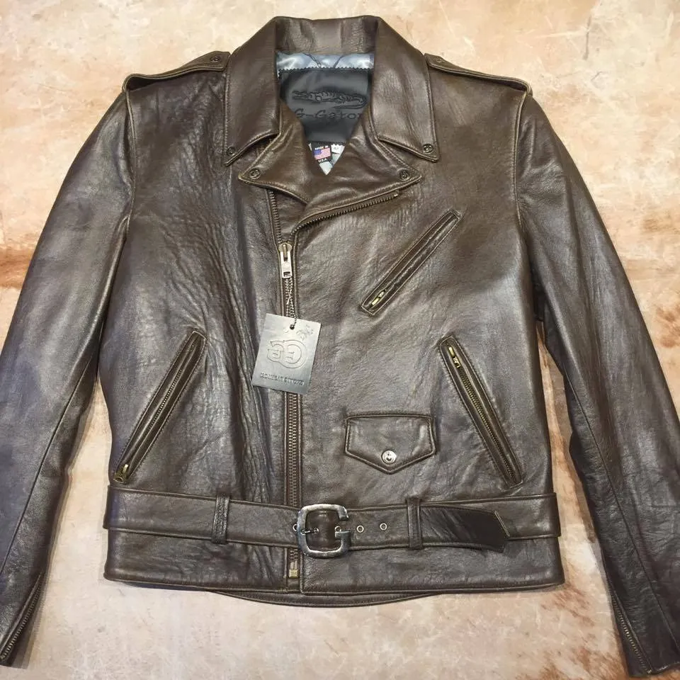 G-Gator Lambskin Chief Biker Jacket