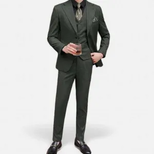 Groom wedding 3 piece suit