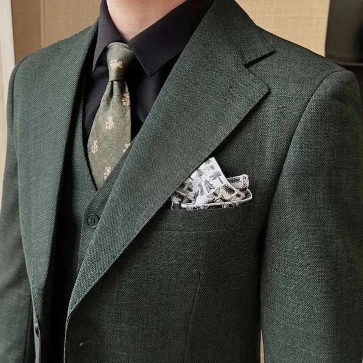 Groom wedding 3 piece suit