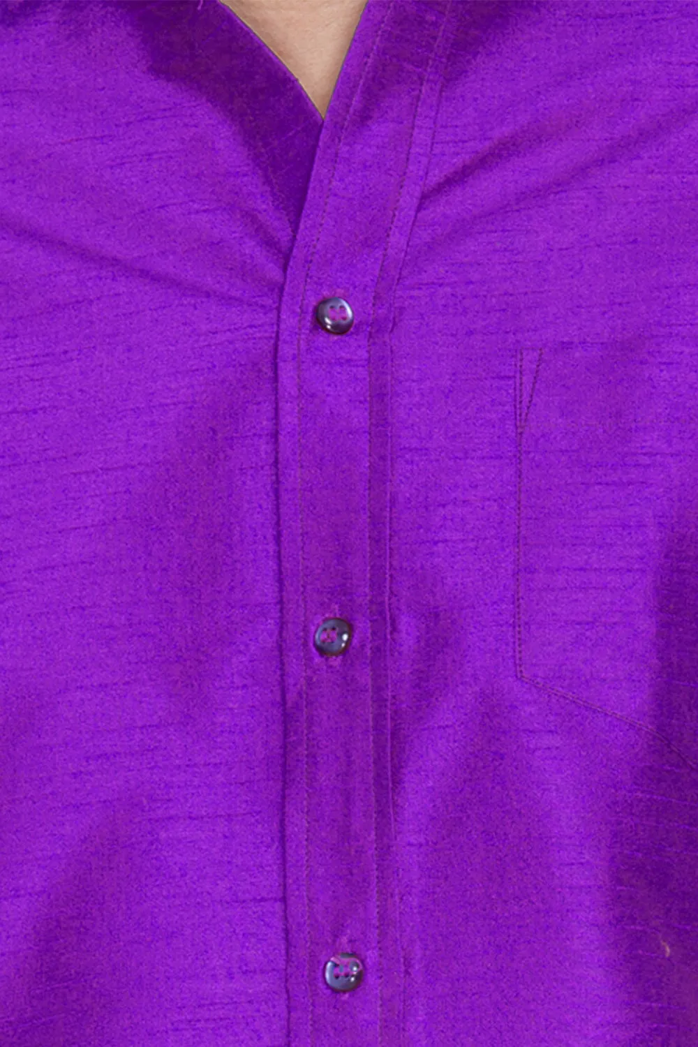 Jashvi Silk Blend Purple Baap Beta Shirt