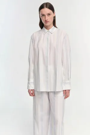 Jonathan Simkhai Chandler Shirt Blue Stripe Multi