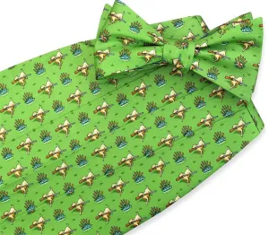 Lab Work: Cummerbund Set - Lime