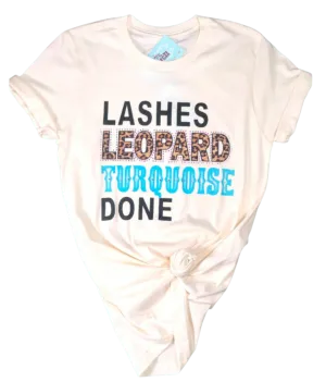 Lashes Leopard Turquoise RV077