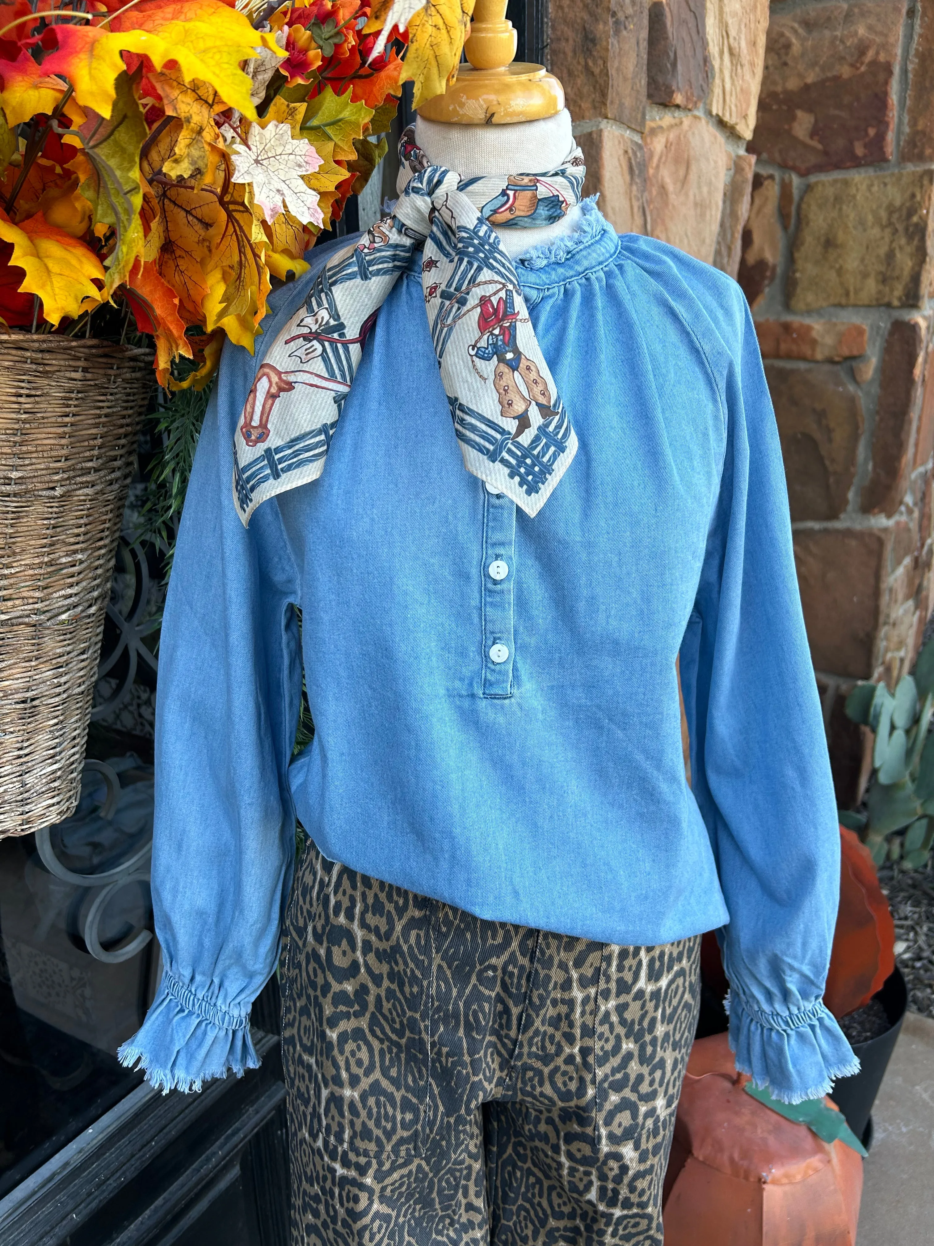 Lola Denim blouse