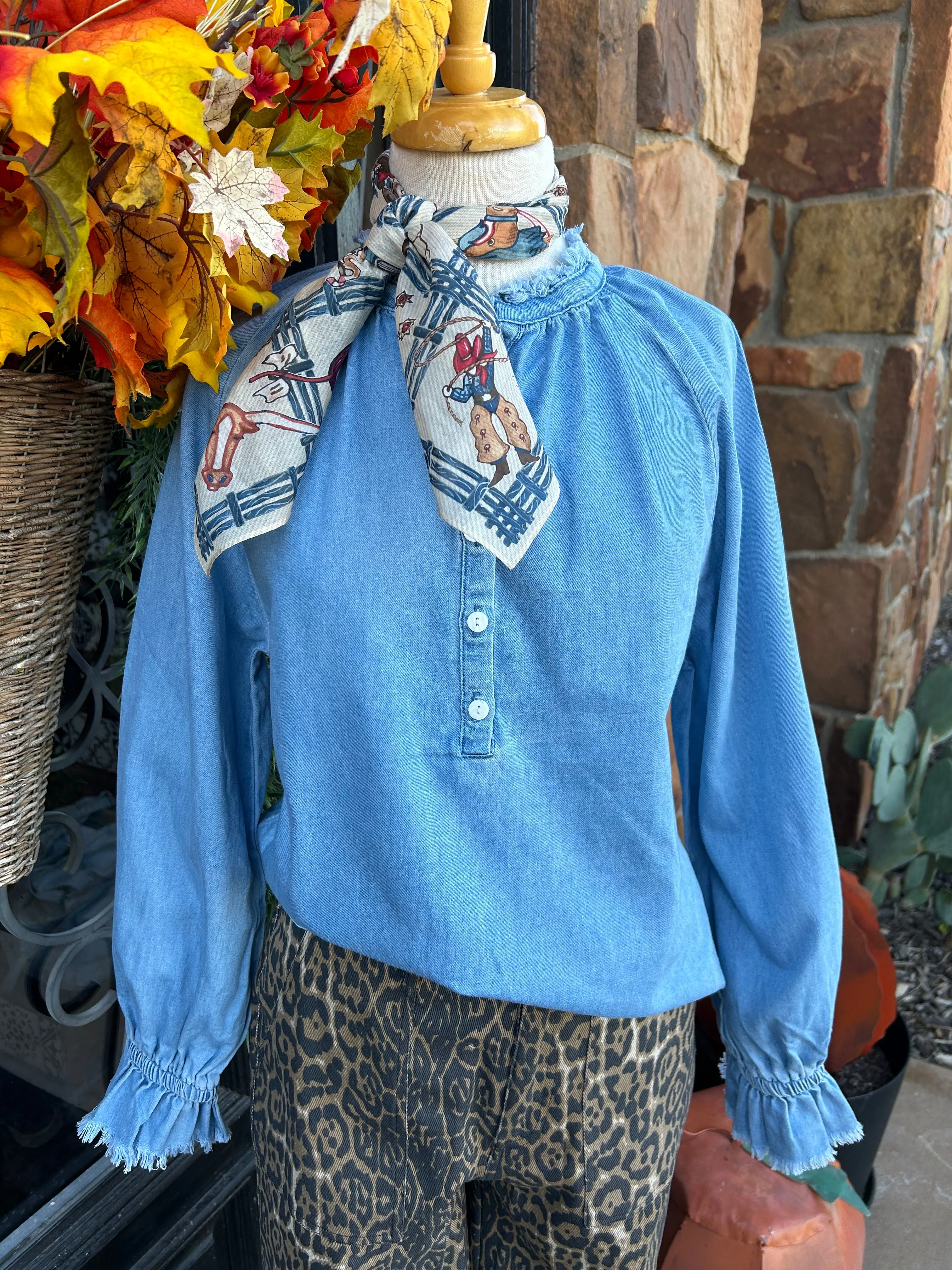 Lola Denim blouse