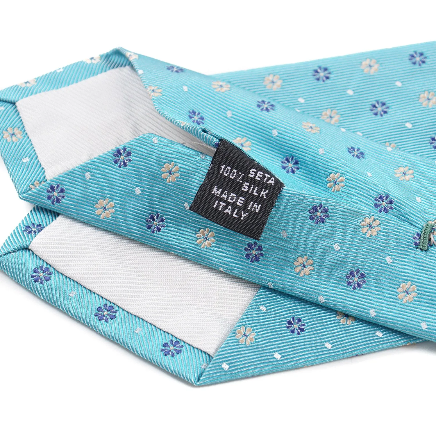 Luigi Borrelli Floral Jacquard Silk Tie