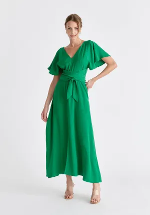 Maxi Waist Tie Dress