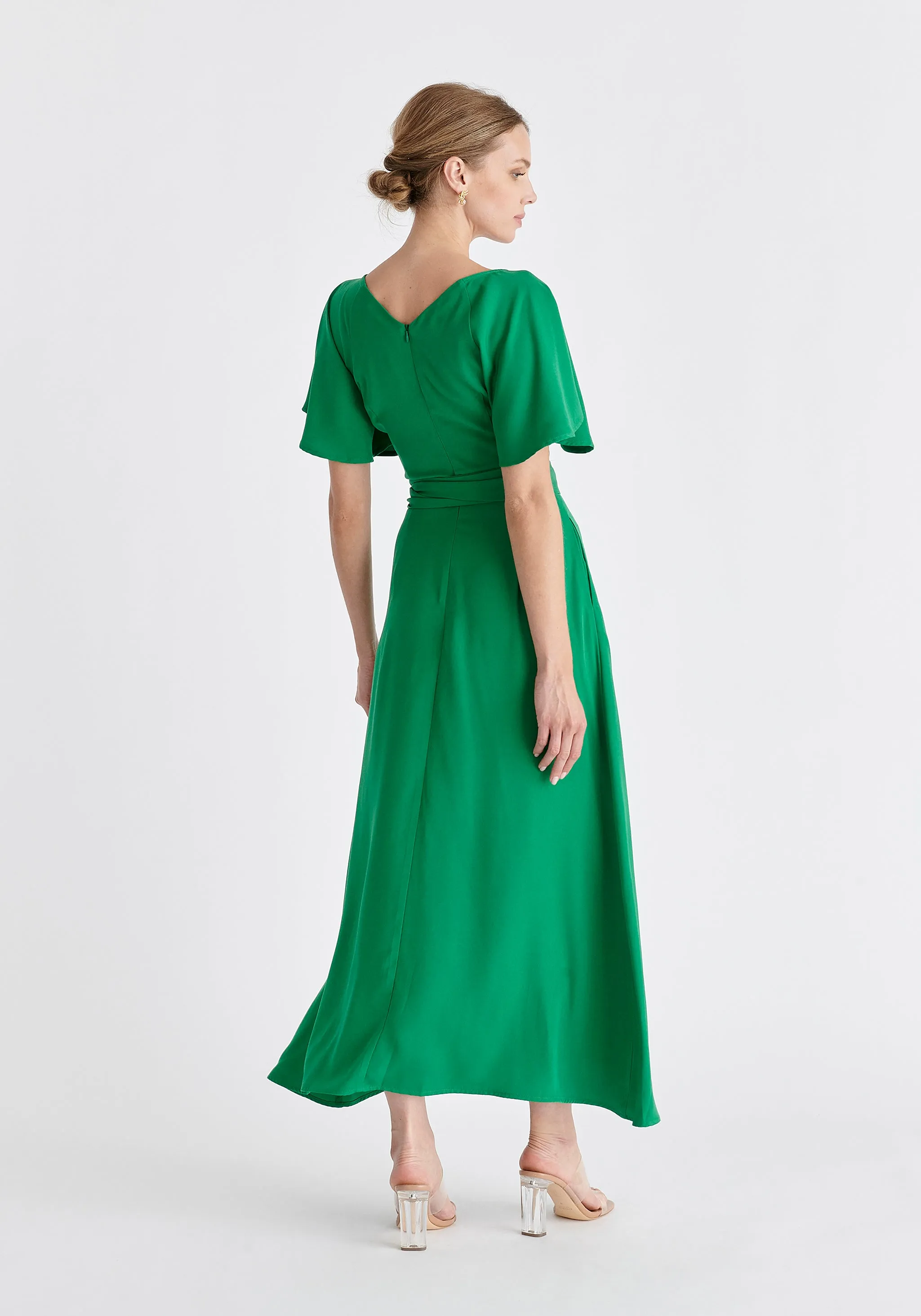Maxi Waist Tie Dress