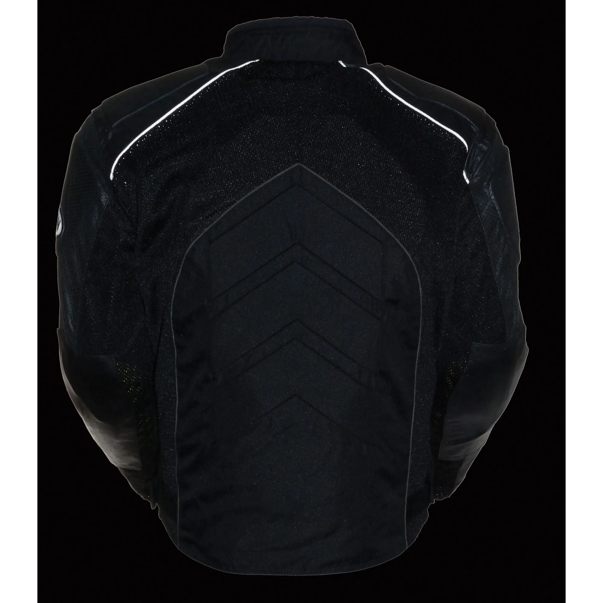 Men's Combo Leather/Textile/Mesh Racer Jacket