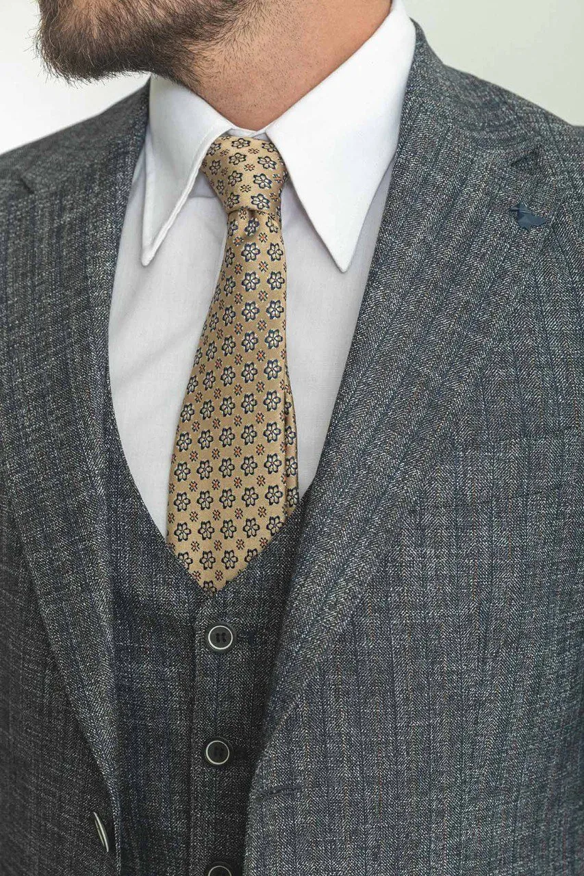 Modern Elegant Slim Fit Gray Suit