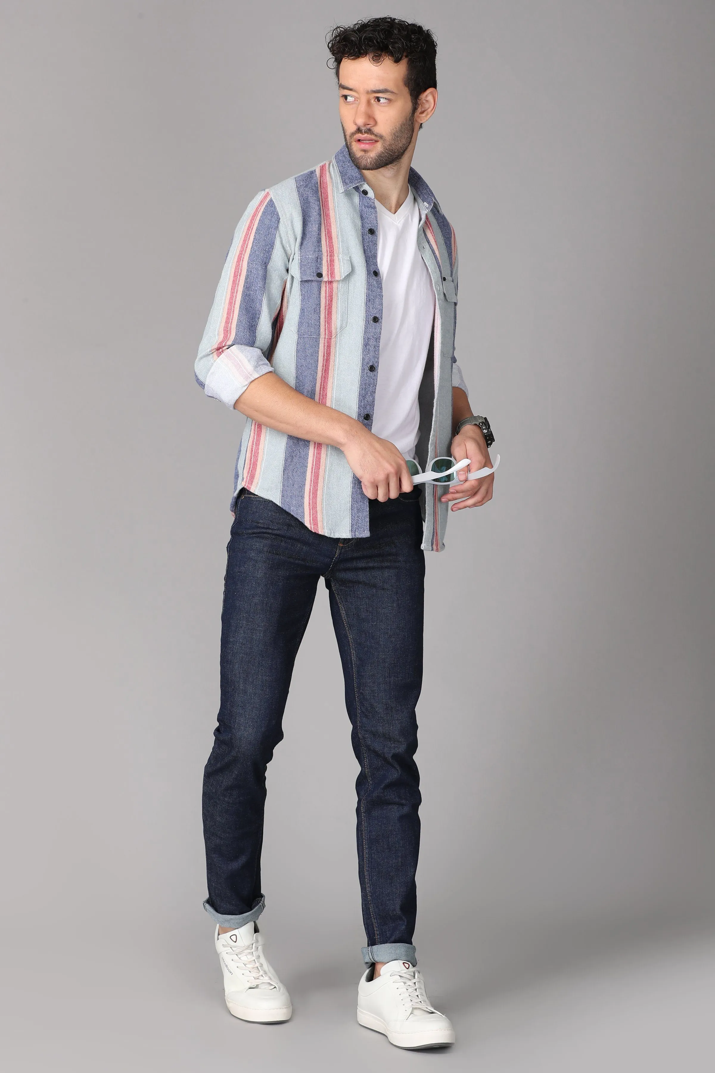 Multi Color Striped Shirt