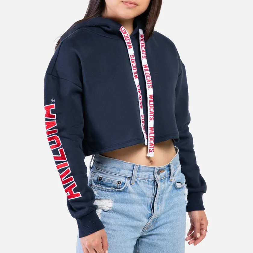 NCAA Arizona Wildcats Women's Hype & Vice Cropped Hoodie