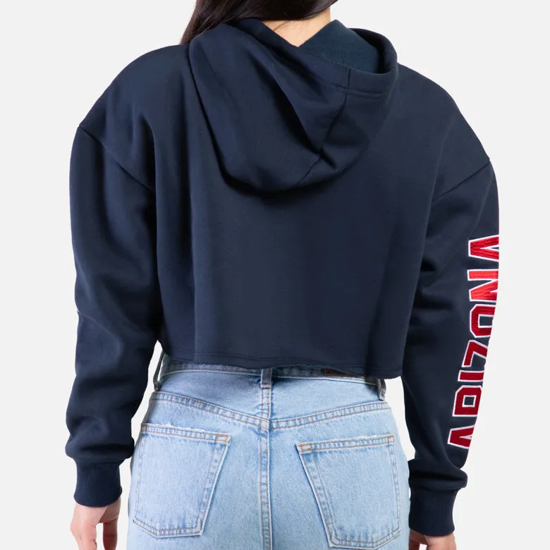 NCAA Arizona Wildcats Women's Hype & Vice Cropped Hoodie