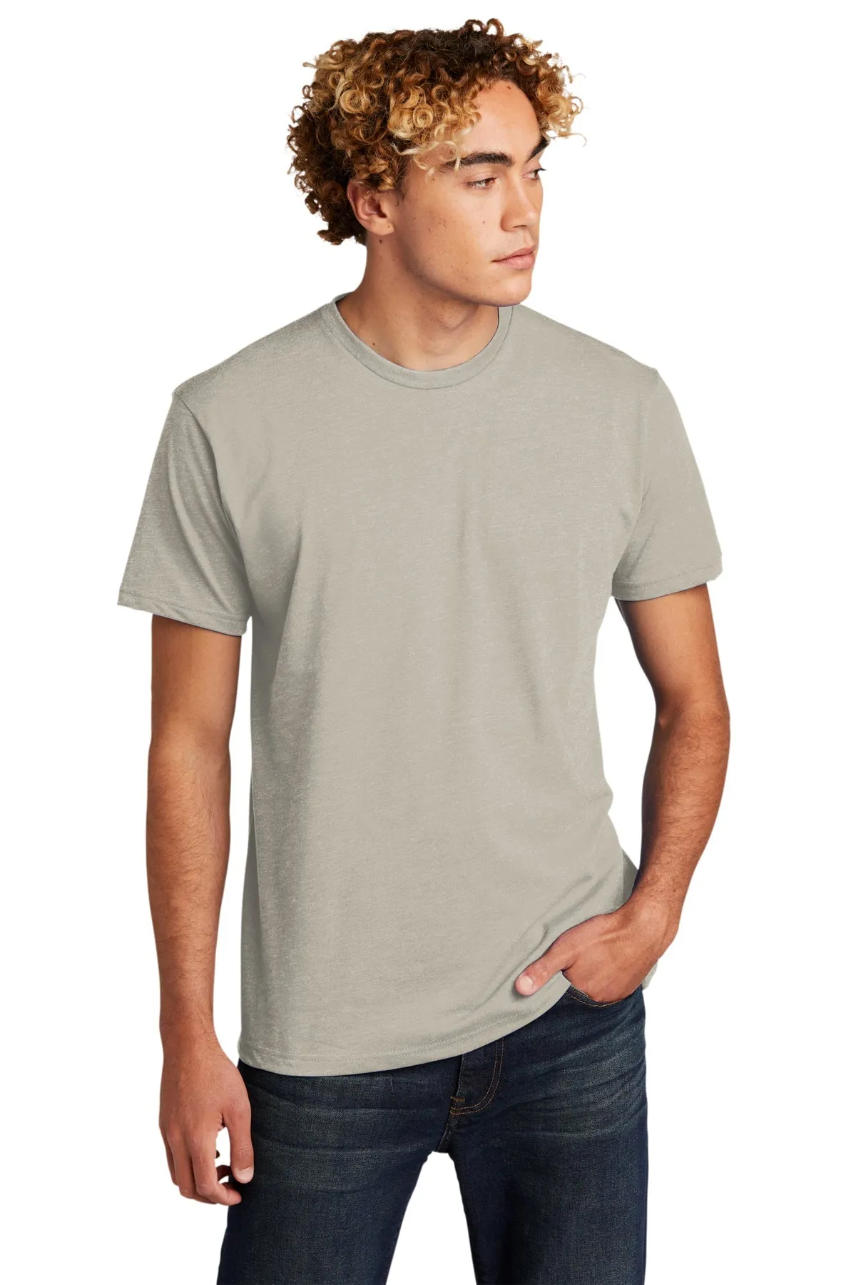 Next Level Unisex CVC Customized T-Shirts, Silk
