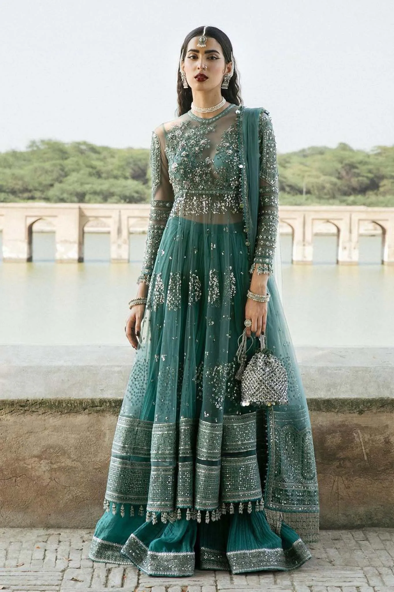 Paar by Hussain Rehar Unstitched 3 Piece Luxury Festive Collection'2022-Safeena
