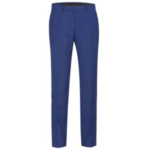 RENOIR Blue Classic Fit Flat Front Suit Separate Pants 201-20