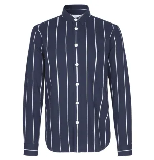 Samsoe & Samsoe Liam NX Shirt – Dark Sapphire Stripe