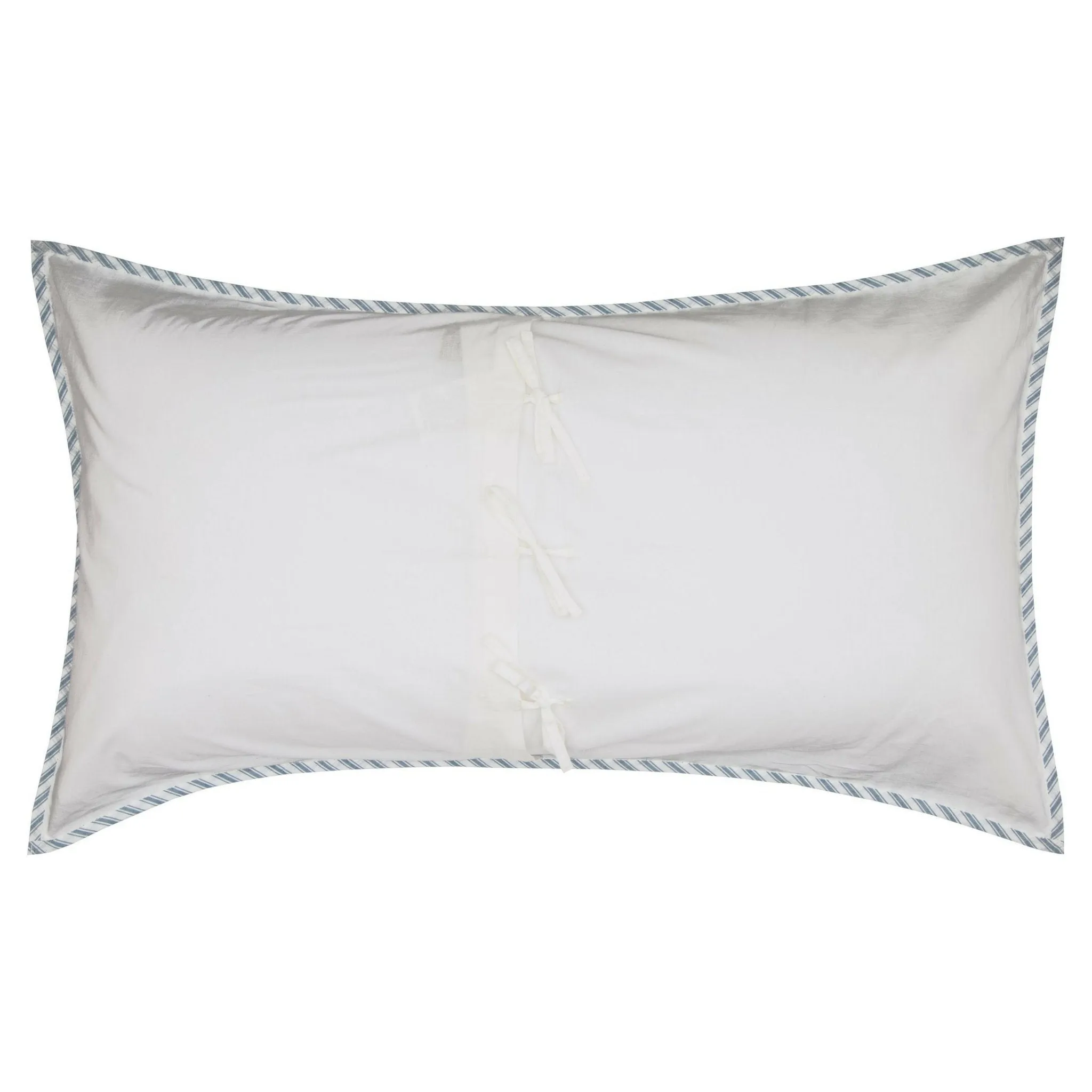 Sawyer Mill Blue Ticking Stripe Quilted Coverlet Bundle