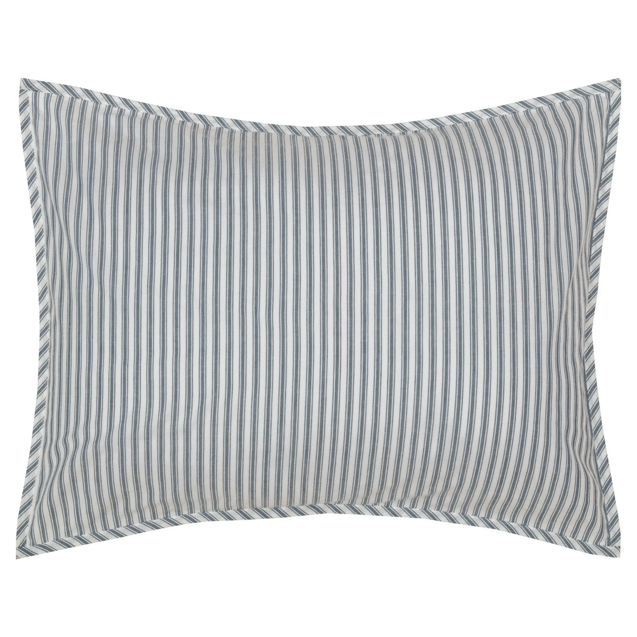Sawyer Mill Blue Ticking Stripe Quilted Coverlet Bundle