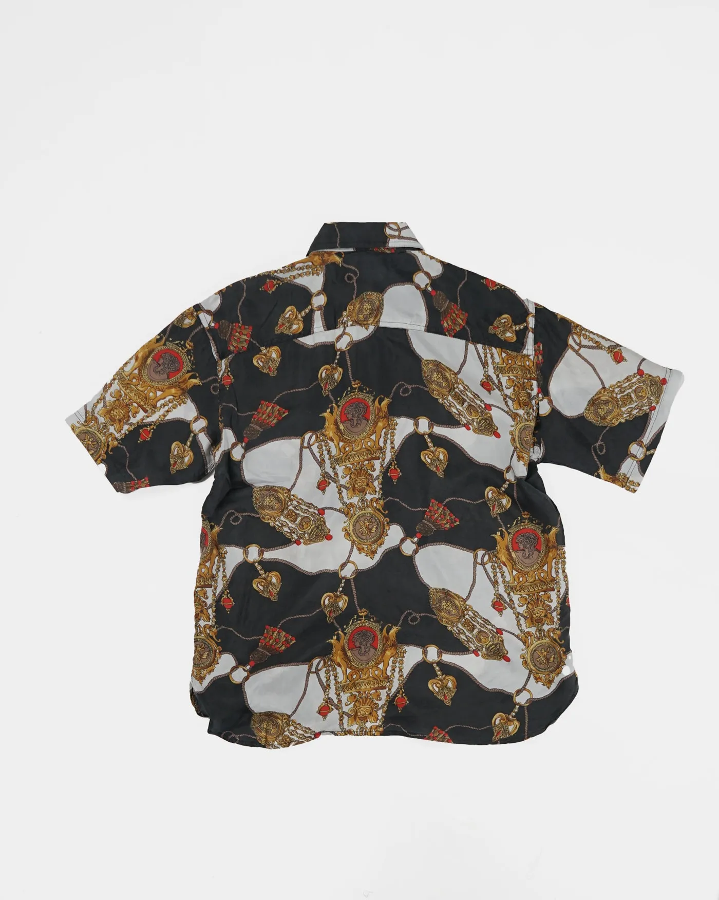 Silk shirts Short Sleeve Patterned / E