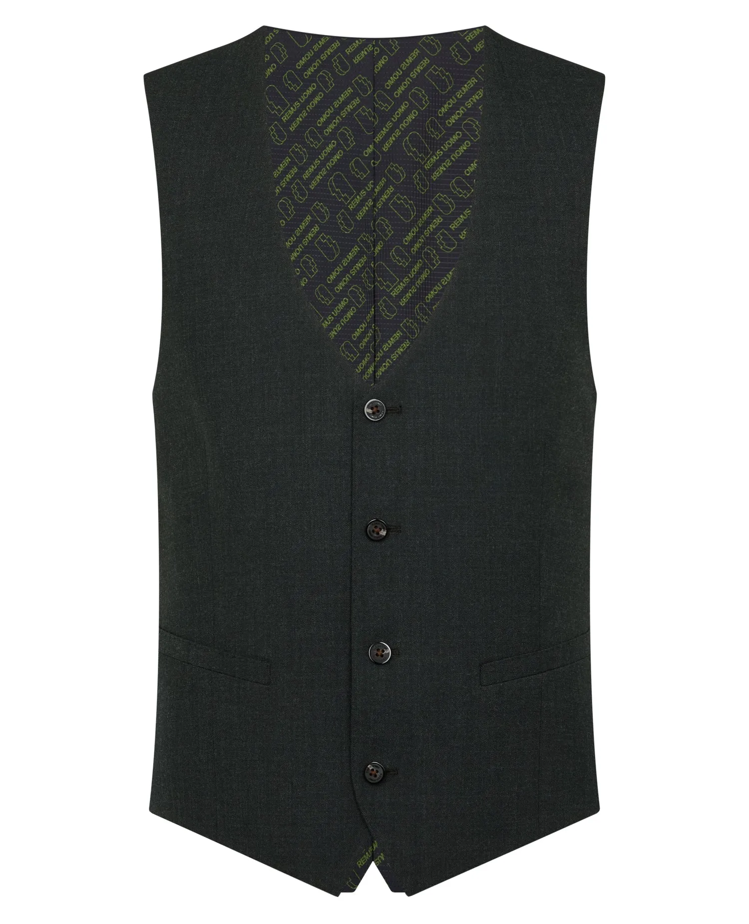 Slim Fit Wool Blend Stretch Mix and Match Waistcoat