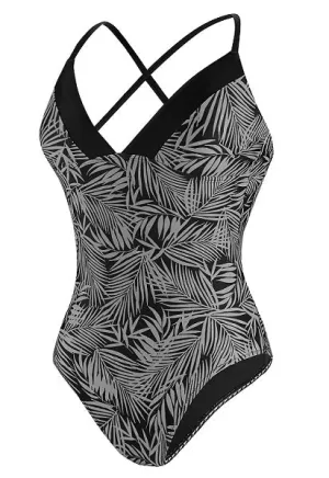 SPEEDO Mini Palm Cross Back 1-Piece - Contemporary