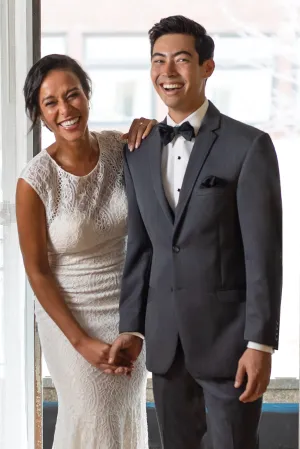 Steel Grey Sterling Wedding Suit Coat