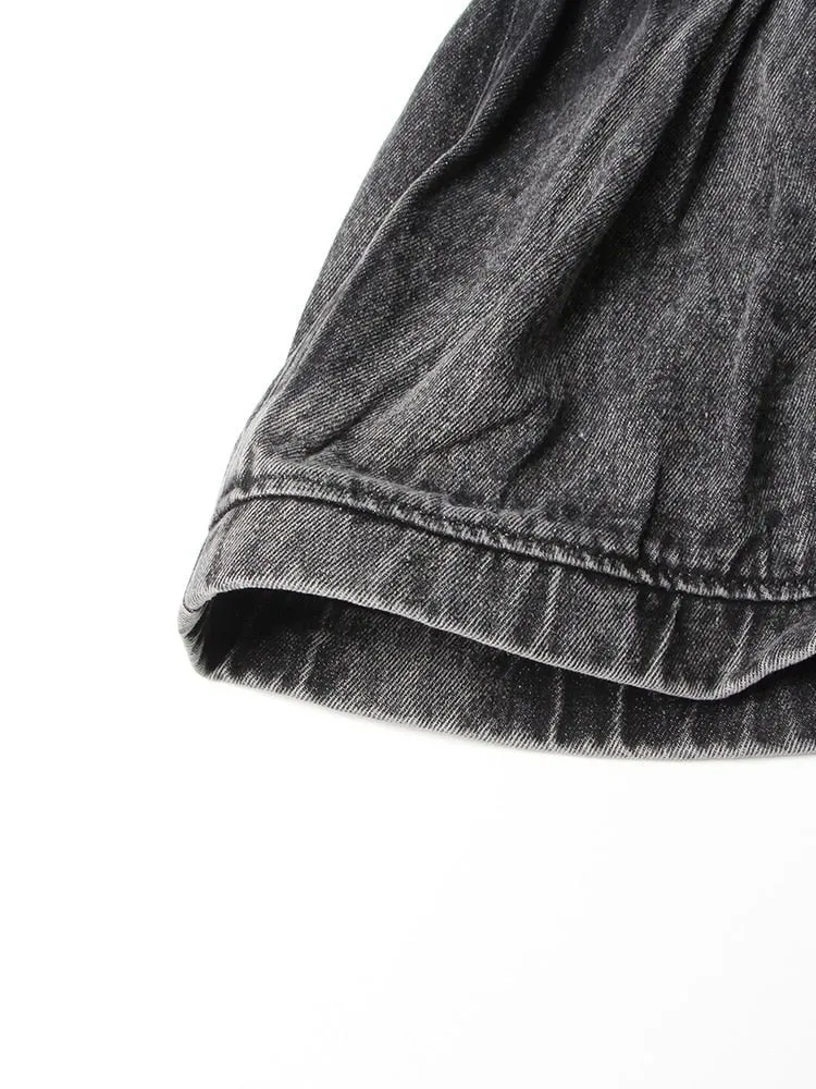 Strapless Denim Top - Final Sale